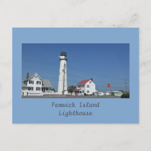 Cartão Postal Cartão-postal do Farol da Ilha Fenwick