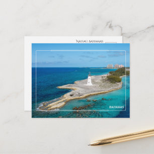 Cartão Postal Cartão-postal do Farol de Nassau Bahamas
