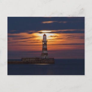 Cartão Postal Cartão-postal do farol do corretor