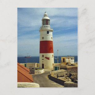 Cartão Postal Cartão-postal do Farol no Europa Point