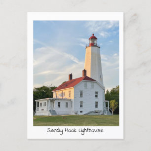 Cartão Postal Cartão-postal do Farol Sandy Hook