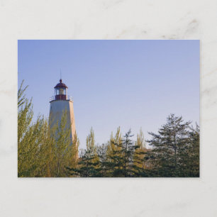 Cartão Postal Cartão-postal do farol Sandy Hook III