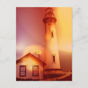 Cartão Postal Cartão-postal do farol Vintage
