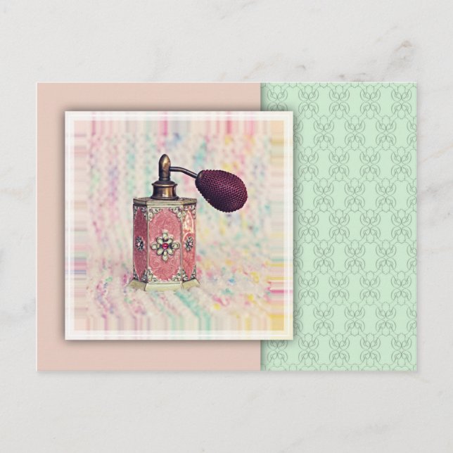 Cartão Postal Cartão-postal do frasco Perfume (Frente)