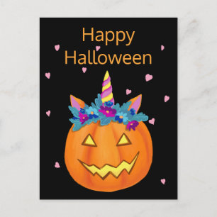 Cartão Postal Cartão-postal do Halloween Engraçado Jack o lant