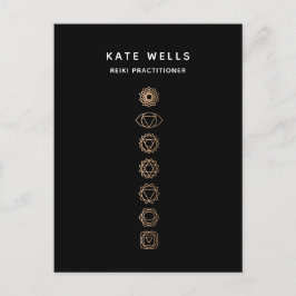Cartão Postal Cartão-postal do Healer de Energia Chakra