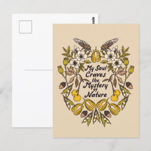 Cartão Postal Cartão-postal do Inseto Nature Lover