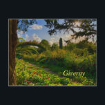 Cartão Postal Cartão-postal do Jardim Monet<br><div class="desc">Uma tarde de verão no Jardim de Monet em Giverny,  França</div>