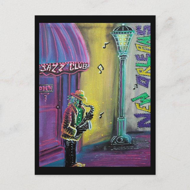 Cartão Postal Cartão-postal do Jazz (Frente)