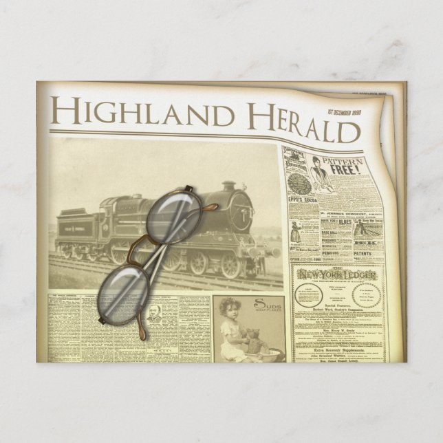 Cartão Postal Cartão-postal do jornal (Frente)