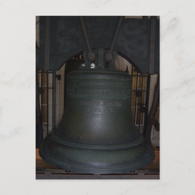 Cartão Postal Cartão-postal do Justice Bell (Frente)