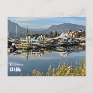 Cartão Postal Cartão-postal do Lago Okanagan em Kelowna, Canadá
