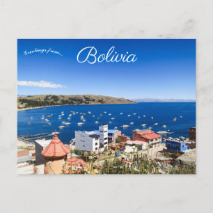 Cartão Postal Cartão-postal do Lago Titicaca Copacabana Bolivia