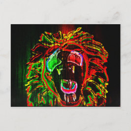 Cartão Postal Cartão-postal do Leão Rasta