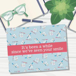 Cartão Postal Cartão-postal do Lembrete de Compromisso Dental