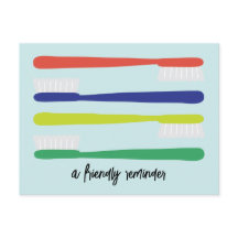 Cartão-postal do Lembrete de Compromisso do Escrit