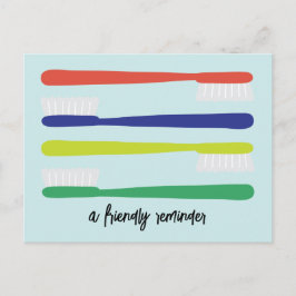 Cartão Postal Cartão-postal do Lembrete de Compromisso do Escrit