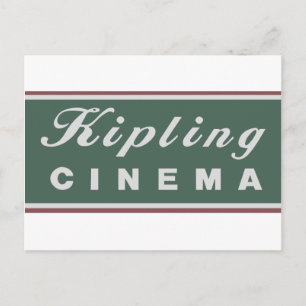 Cartão Postal Cartão-postal do logotipo em cinema Kipling