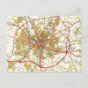 Cartão Postal Cartão-postal do Mapa de York