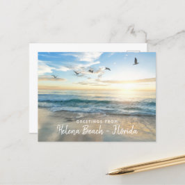 Cartão Postal Cartão-postal do Marketing convidado de fotografia