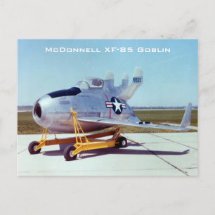 Cartão Postal Cartão-postal do McDonnell XF-85 Goblin