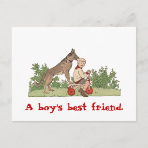 Cartão Postal Cartão-postal do "Melhor Amigo do Menino"