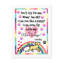 Cartão-postal do Memorial Trotting Labrador Amarel