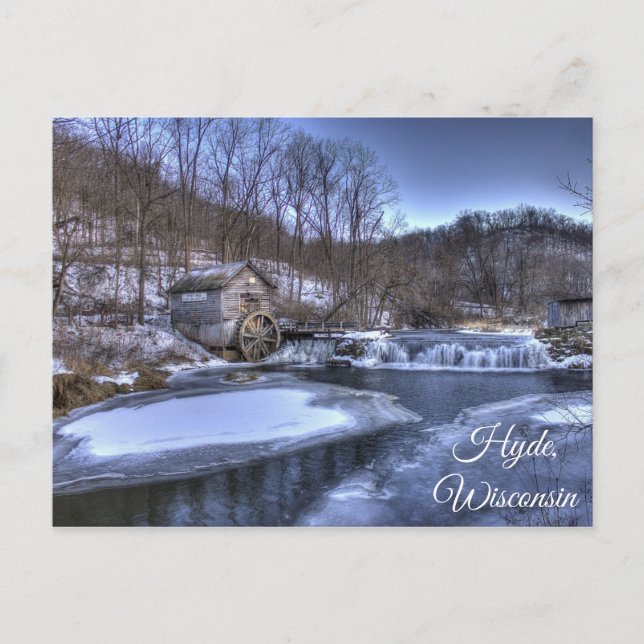 Cartão Postal Cartão-postal do Modo de Exibição Cênico do Hyde W (Frente)