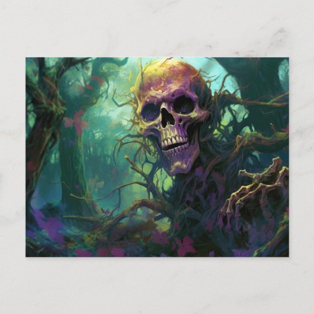 Cartão Postal Cartão-postal do Monstro das Halloween (Frente)