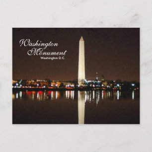 Cartão Postal Cartão-postal do Monumento de Washington