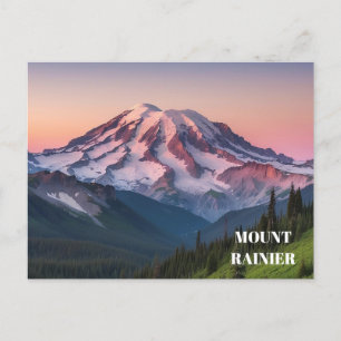 Cartão Postal Cartão-postal do Mt. Rainier