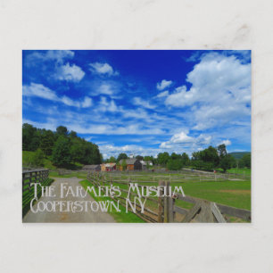 Cartão Postal Cartão-postal do Museu Cooperstown de Nova Iorque