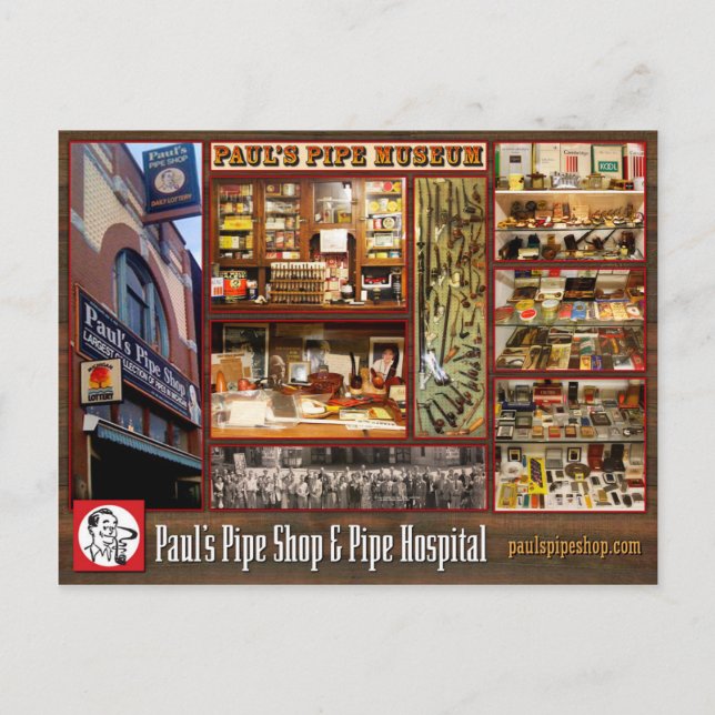 Cartão Postal Cartão-postal do Museu Pipe de Paul (Frente)
