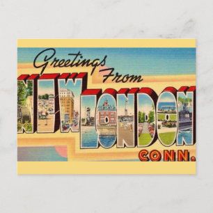 Cartão Postal Cartão-postal do New London Connecticut
