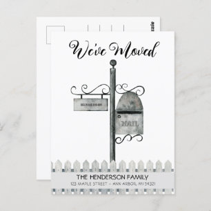 Cartão Postal Cartão-postal do novo anúncio de movimentação de c