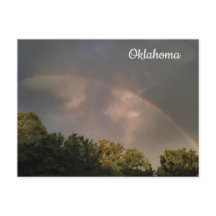 Cartão-postal do Oklahoma Rainbow Sky