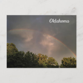 Cartão Postal Cartão-postal do Oklahoma Rainbow Sky