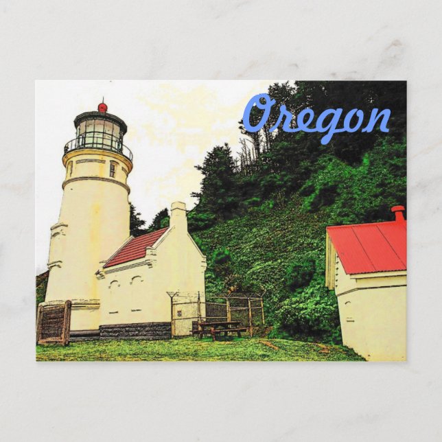 Cartão Postal Cartão-postal do órbita do Oregon (Frente)