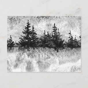 Cartão Postal Cartão-postal do País "Dia da Cinza na Estrada Cên