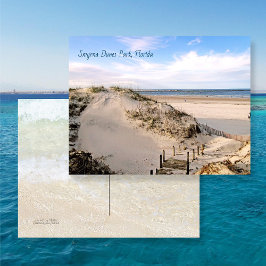 Cartão Postal Cartão-postal do Parque Dunas da Praia da Flórida 