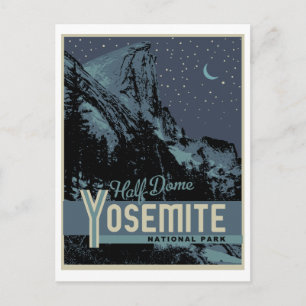 Cartão Postal Cartão-postal do Parque Nacional Yosemite, em Met