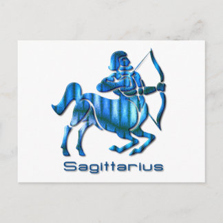 Cartão Postal Cartão-postal do perfil sagitário