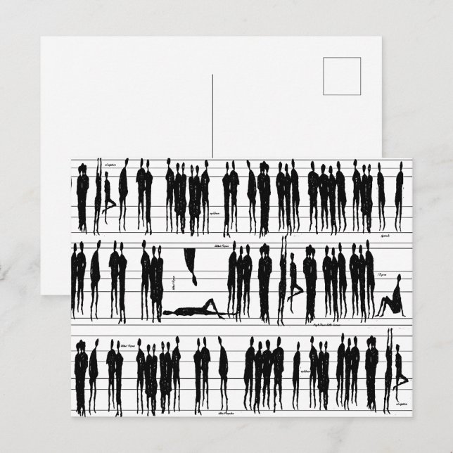 Cartão Postal Cartão-postal do PESSOAS MUSICAL (Frente/Verso)