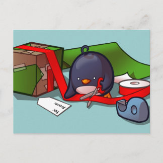 Cartão Postal Cartão-postal do Pinguim de Enrolamento atual