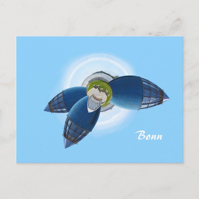 Cartão Postal Cartão-postal do Planeta Bonn (Frente)