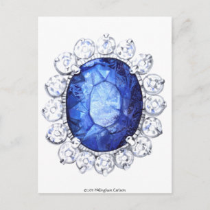 Cartão Postal Cartão-postal do PMACarlson Royal Sapphire