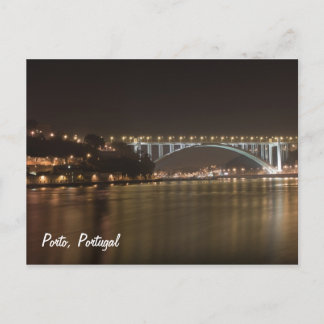 Cartão Postal Cartão-postal do Porto à noite