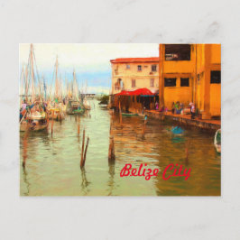 Cartão Postal Cartão-postal do Porto de Belize