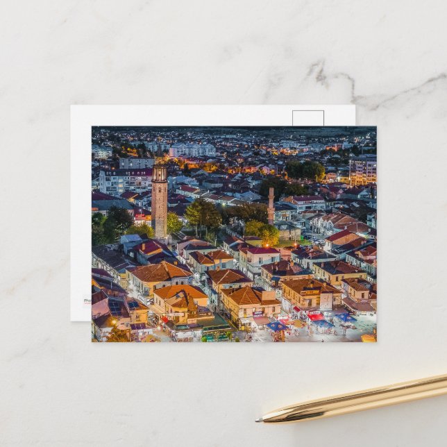 Cartão Postal Cartão-postal do Prilep: O Antigo Bazar (Frente/Verso In Situ)