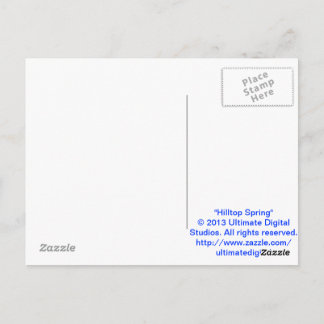 Cartão Postal Cartão-postal do Primavera de topo